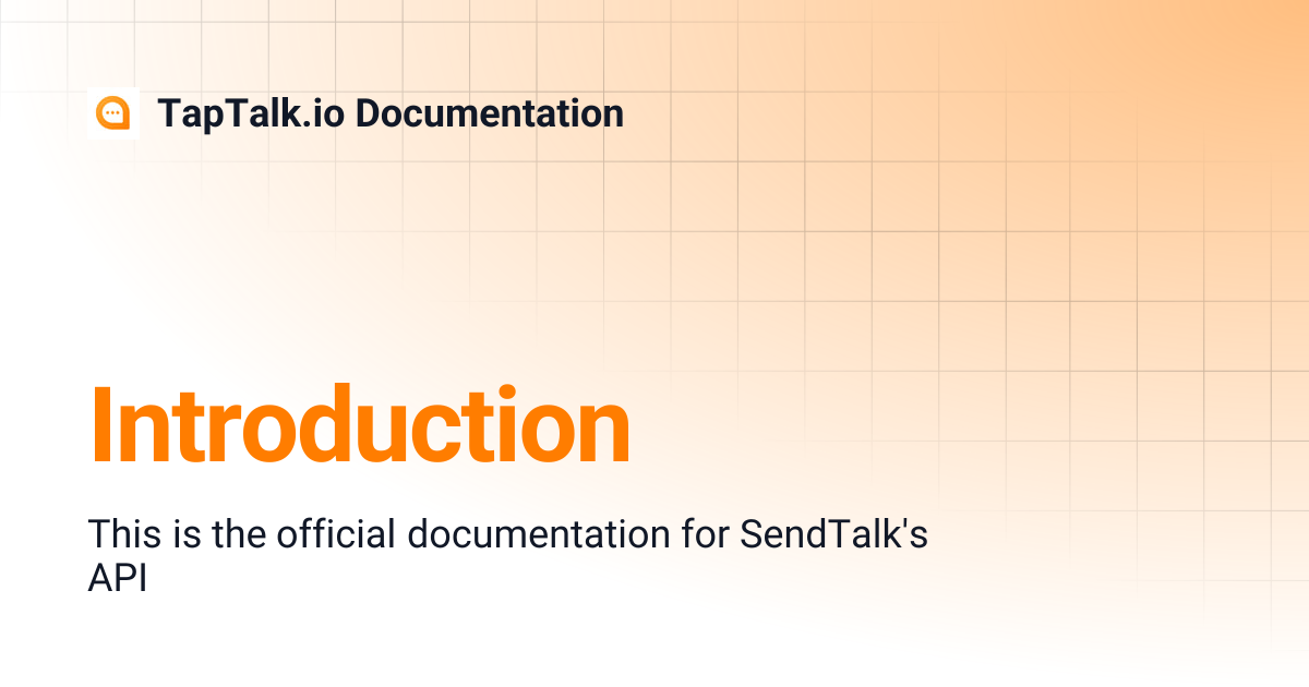 Introduction | TapTalk.io Documentation